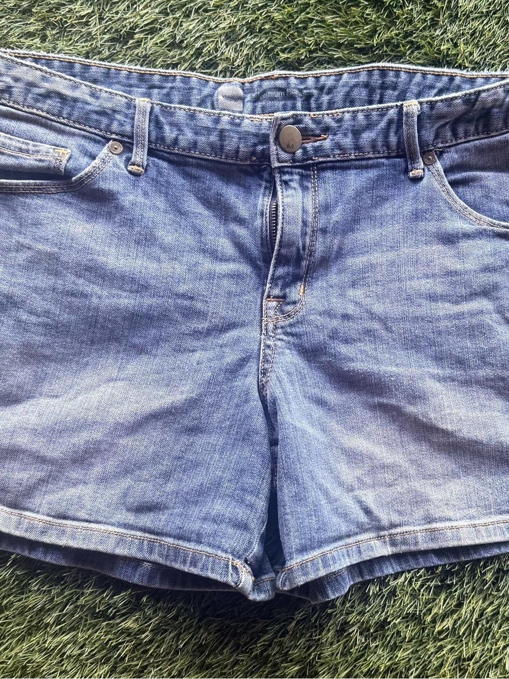 Mossimo Supply Co. Classic High-Rise Blue Denim Shorts